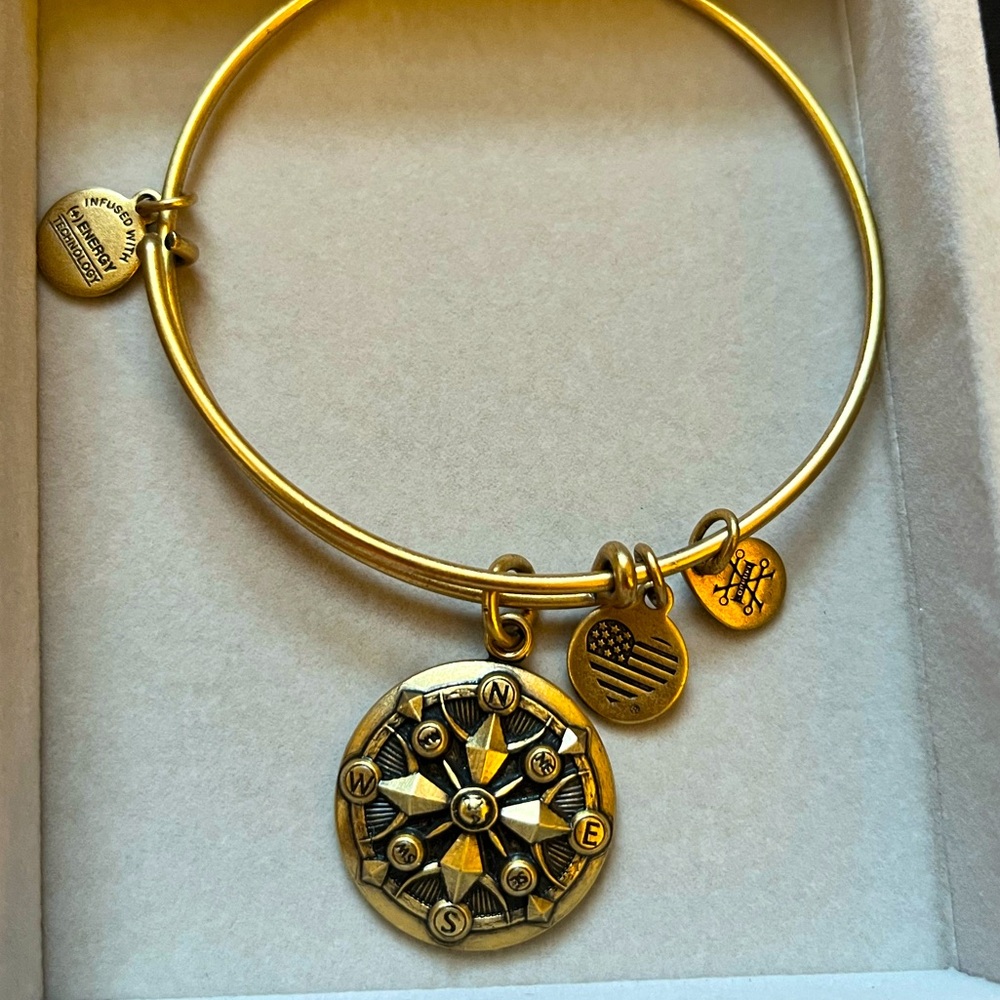 Alex and Ani compass bracelet